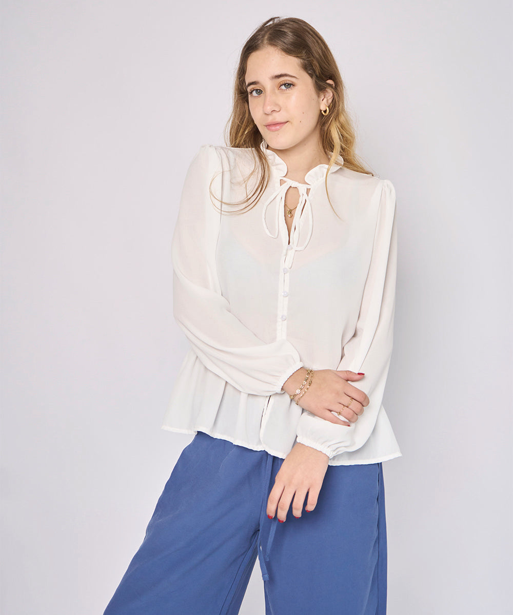 Blusa Sofía Blanca Klazed