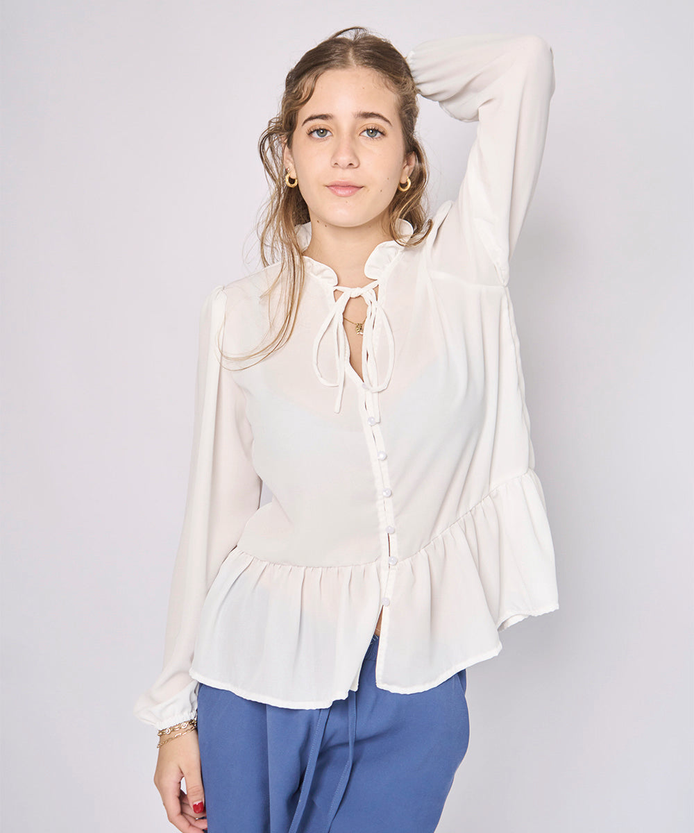 Blusa Sofía Blanca Klazed