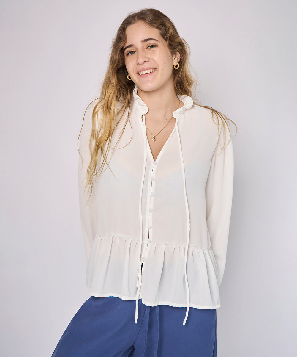 Blusa Sofía Blanca Klazed