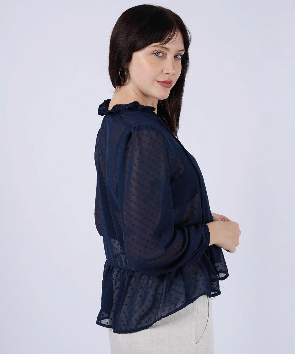 Blusa Sofía Azul Klazed