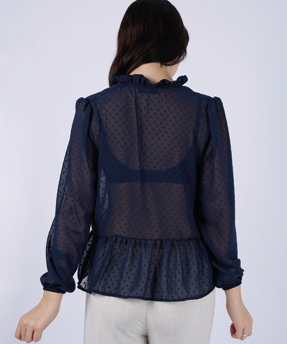 Blusa Sofía Azul Klazed