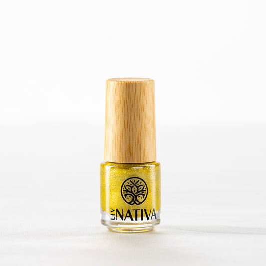 Esmalte eco-natural Kanvas 5 ml Gold - Liv Nativa