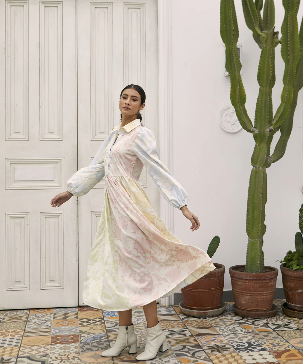 Vestido Nerea - Pastel Floral