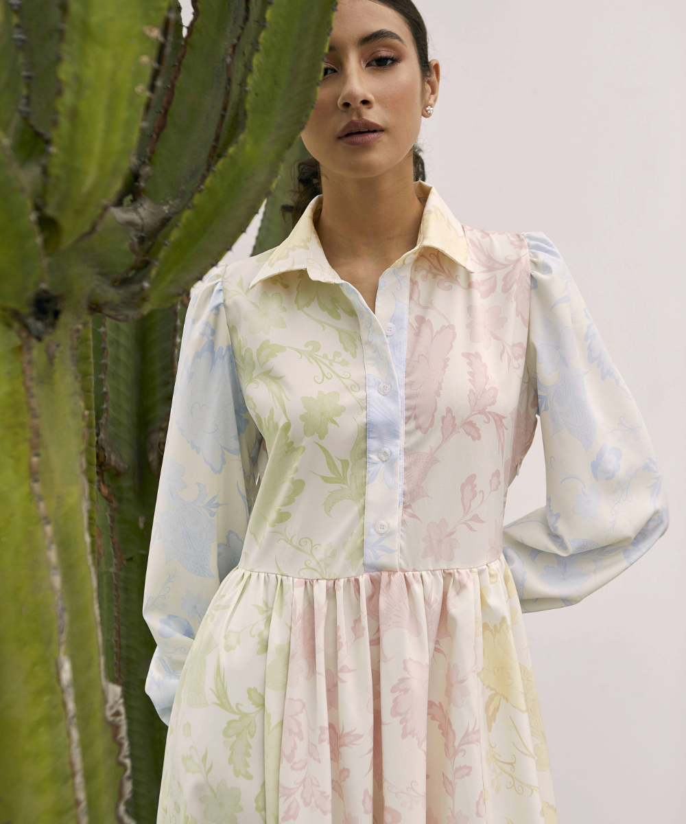 Vestido Nerea - Pastel Floral