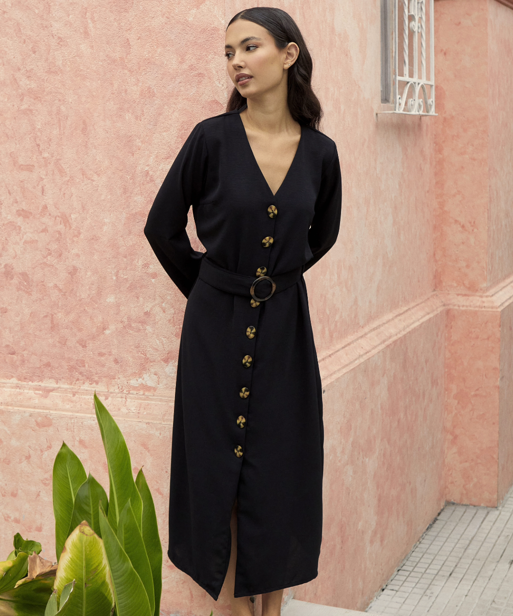 Vestido Sara - Negro