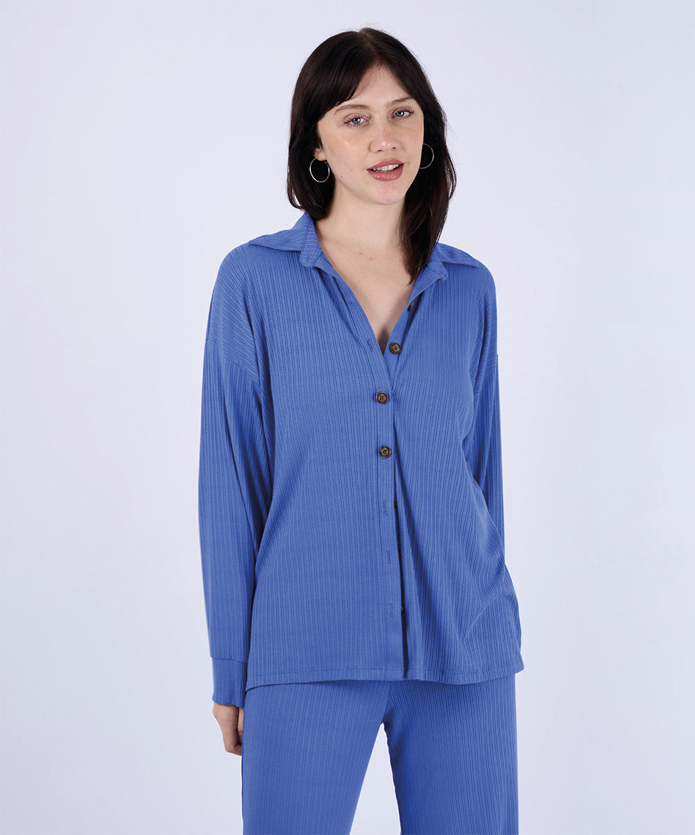 Camisa Renee Azul - Klazed