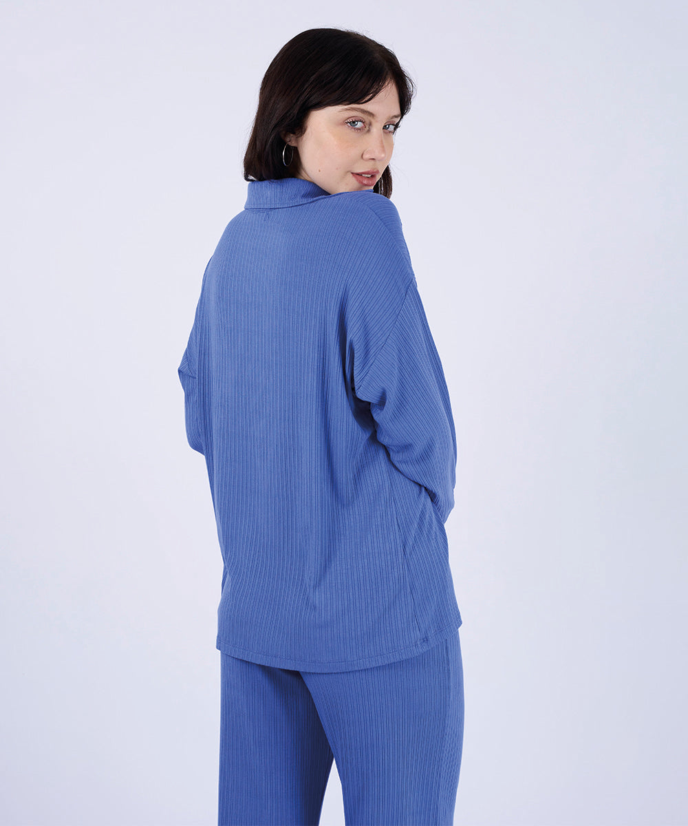 Camisa Renee Azul - Klazed